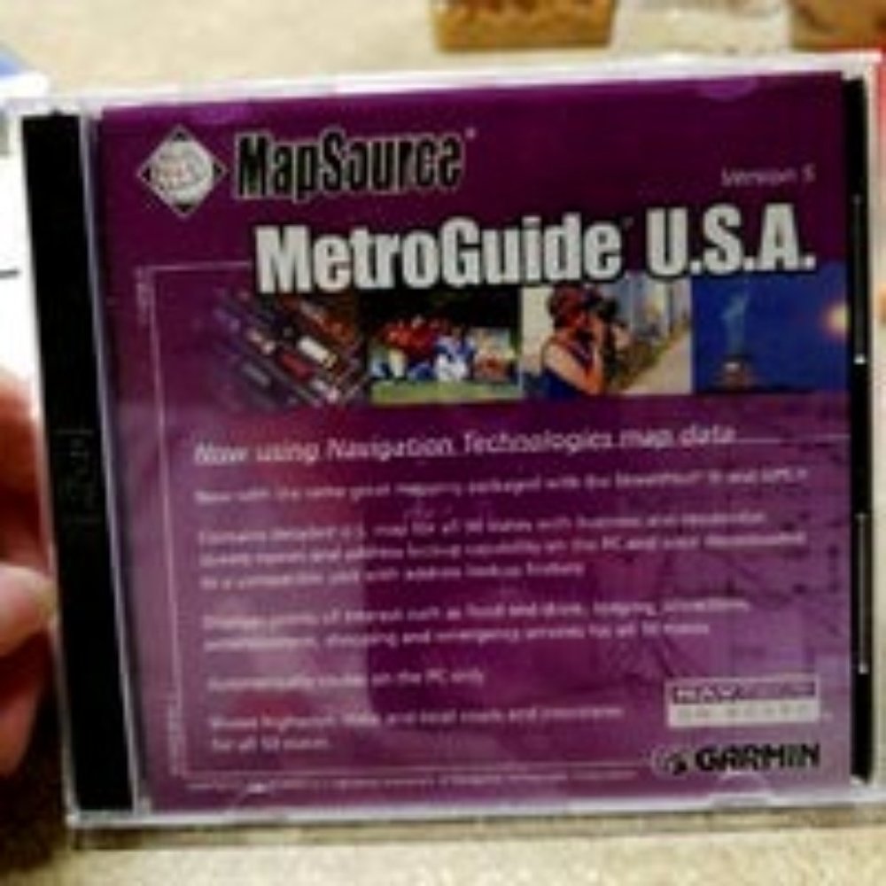Mapsource metroguide USA